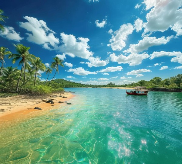 河源夏日海景之旅，碧海蓝天风情无限