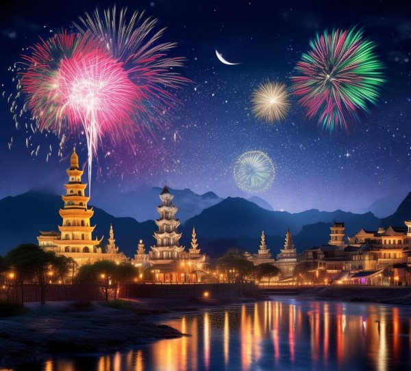 夜色璀璨·定南美景，五大夜景胜地揭秘