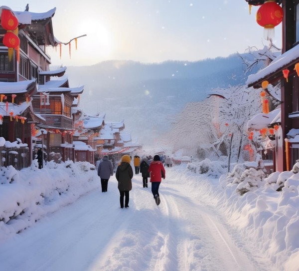昆明罕见下雪，畅游雪景胜地，一日之旅体验记