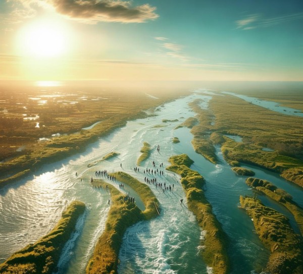 探寻河口奇景，发现绝美风光，流连忘返之旅