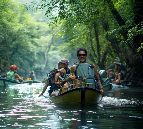 碧波畅游，探索水上旅游胜地，假期在水上绽放