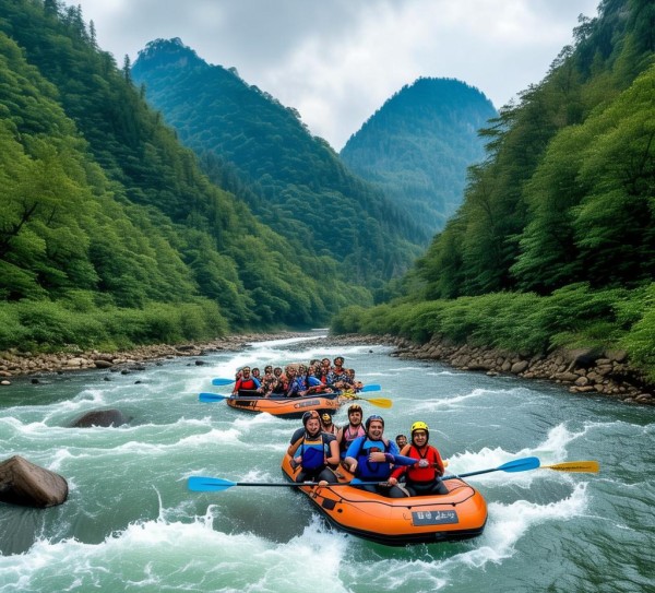湖北罗田，探秘美景与激情并行的漂流探险之旅