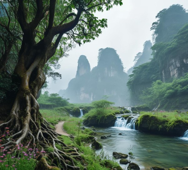 贵州农村秘境探幽，揭秘别样山水奇观