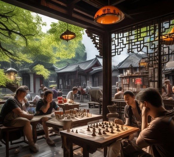 济南老城茶馆，休闲胜地里的棋艺时光