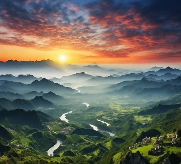 惠州山川画卷，自然美景尽收眼底